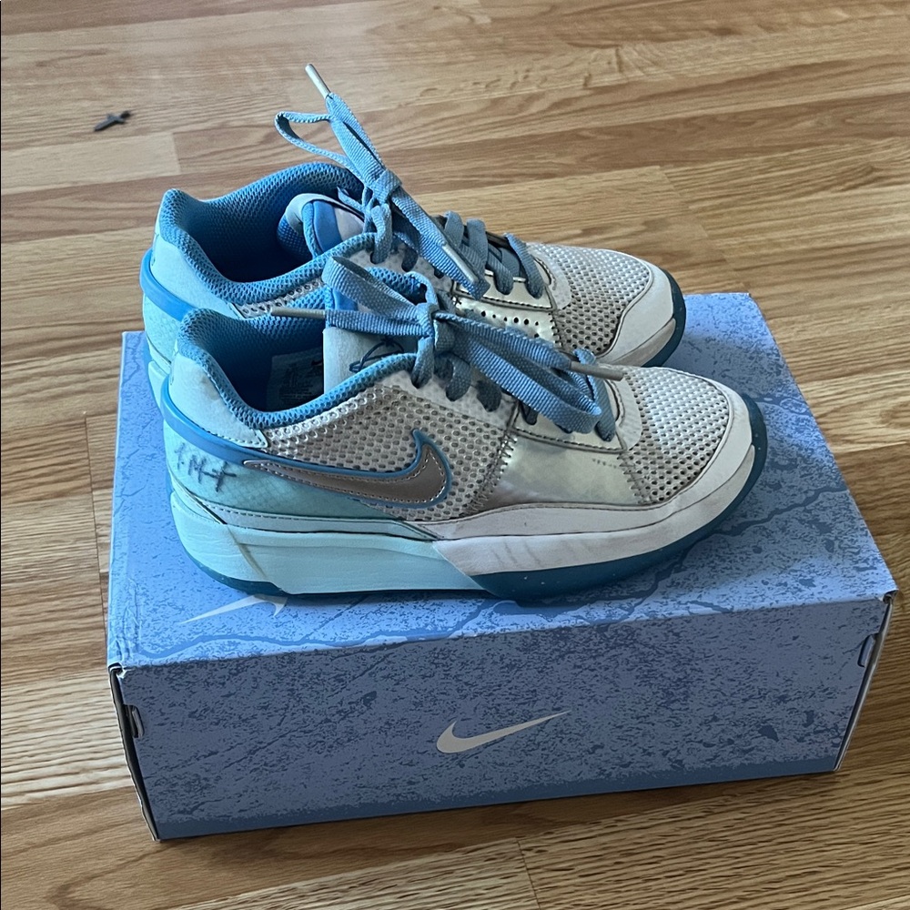 Nike Ja Morant Sneakers - Light Blue and White - Picture 3 of 7